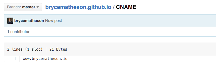 Custom Domain Name
